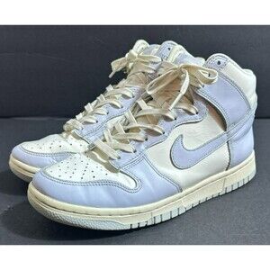 Nike Dunk High "Football Grey", Sail, & Pale Ivory Sneakers Women's Size 8